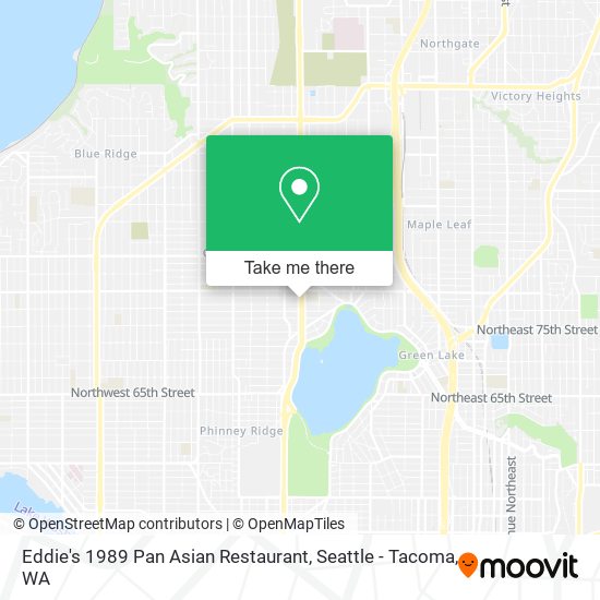 Mapa de Eddie's 1989 Pan Asian Restaurant