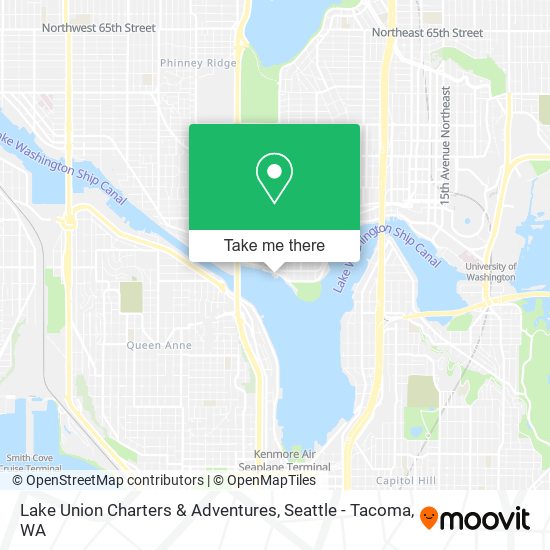 Mapa de Lake Union Charters & Adventures