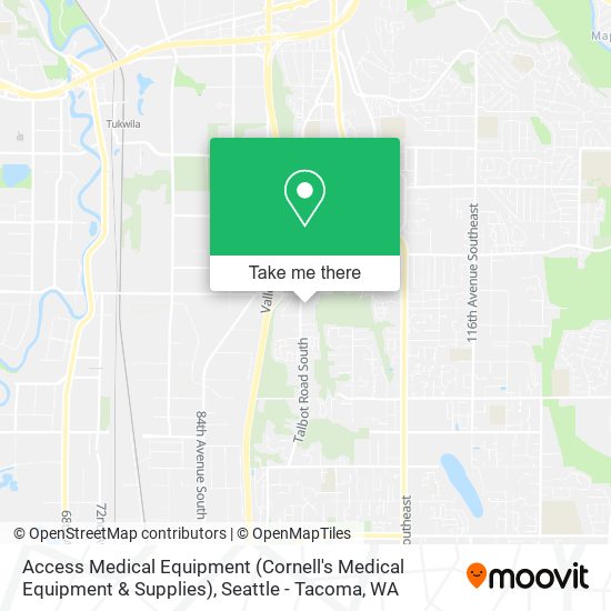 Mapa de Access Medical Equipment (Cornell's Medical Equipment & Supplies)