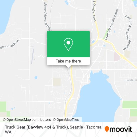 Mapa de Truck Gear (Bayview 4x4 & Truck)