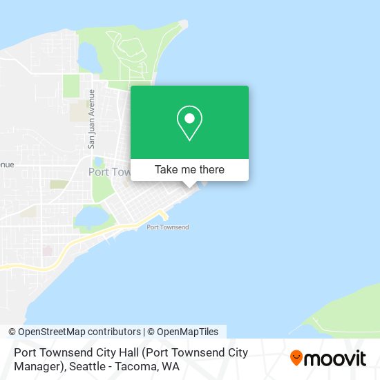 Port Townsend City Hall map