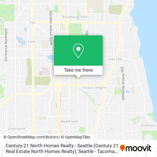 Century 21 North Homes Realty - Seattle (Century 21 Real Estate North Homes Realty) map
