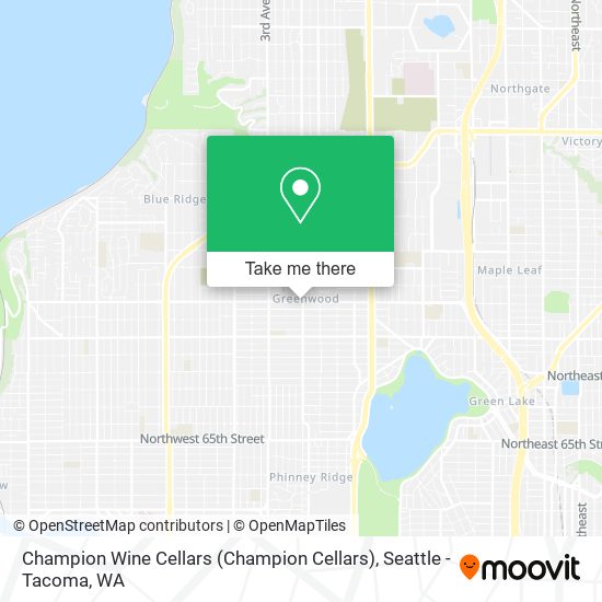 Mapa de Champion Wine Cellars (Champion Cellars)