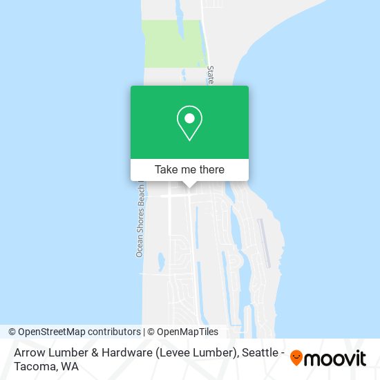 Arrow Lumber & Hardware (Levee Lumber) map