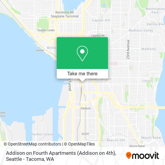 Mapa de Addison on Fourth Apartments (Addison on 4th)