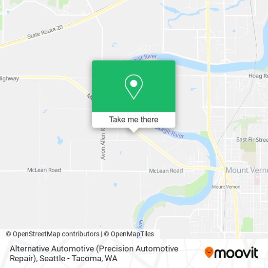 Alternative Automotive (Precision Automotive Repair) map