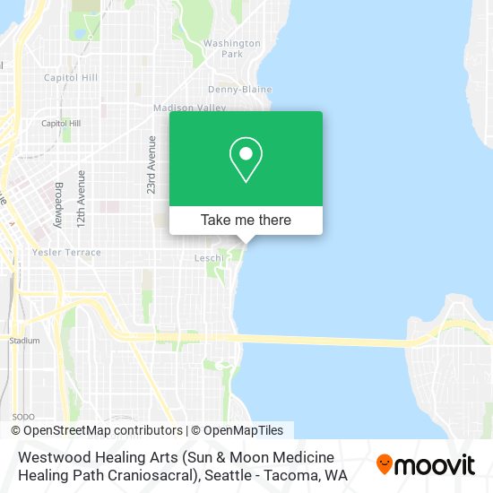 Mapa de Westwood Healing Arts (Sun & Moon Medicine Healing Path Craniosacral)