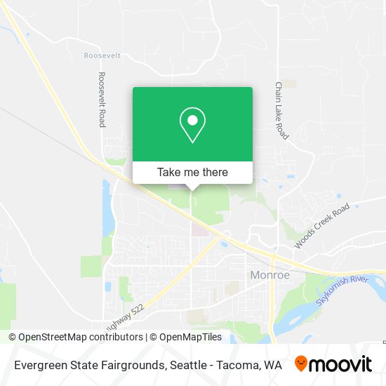 Mapa de Evergreen State Fairgrounds