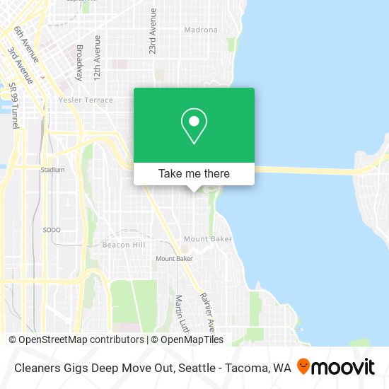 Mapa de Cleaners Gigs Deep Move Out