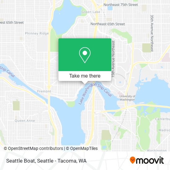 Seattle Boat map