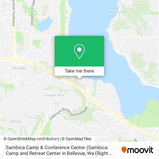 Sambica Camp & Conference Center (Sambica: Camp and Retreat Center in Bellevue, Wa (Right Outside o map