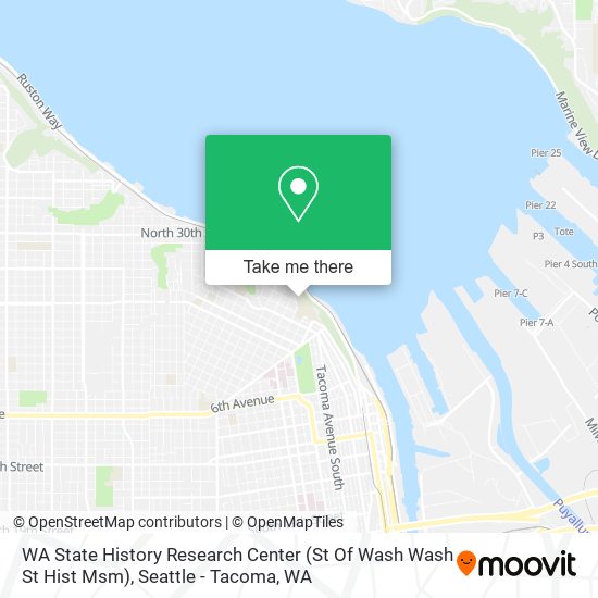 WA State History Research Center (St Of Wash Wash St Hist Msm) map