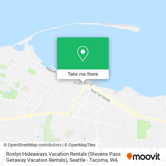 Roslyn Hideaways Vacation Rentals (Stevens Pass Getaway Vacation Rentals) map