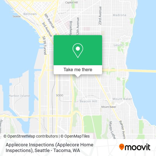 Mapa de Applecore Inspections (Applecore Home Inspections)