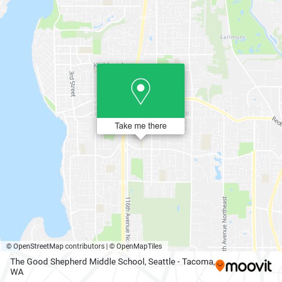 Mapa de The Good Shepherd Middle School