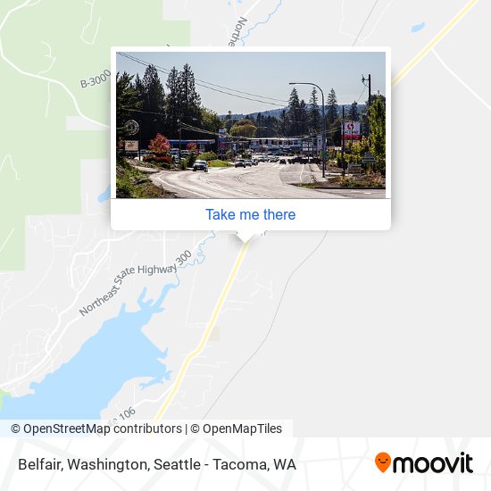 Mapa de Belfair, Washington