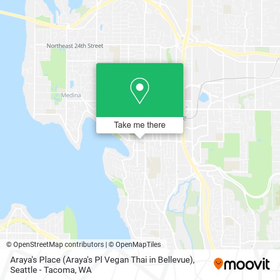 Araya's Place (Araya's Pl Vegan Thai in Bellevue) map