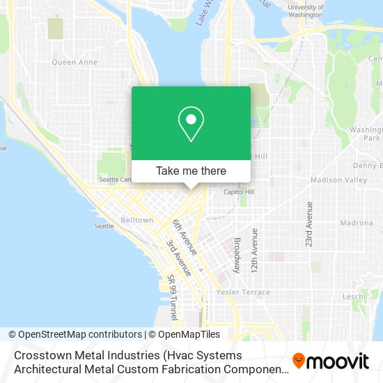 Crosstown Metal Industries map