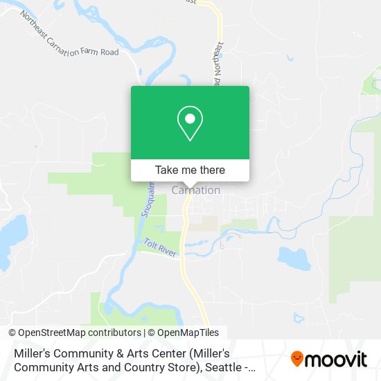 Mapa de Miller's Community & Arts Center (Miller's Community Arts and Country Store)