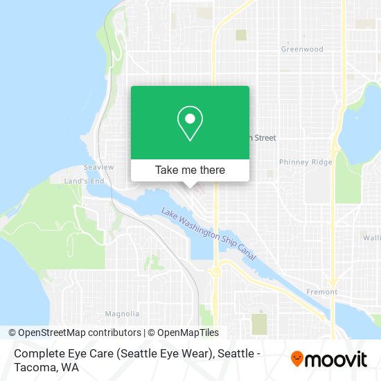 Complete Eye Care (Seattle Eye Wear) map