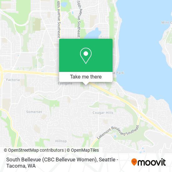 South Bellevue (CBC Bellevue Women) map