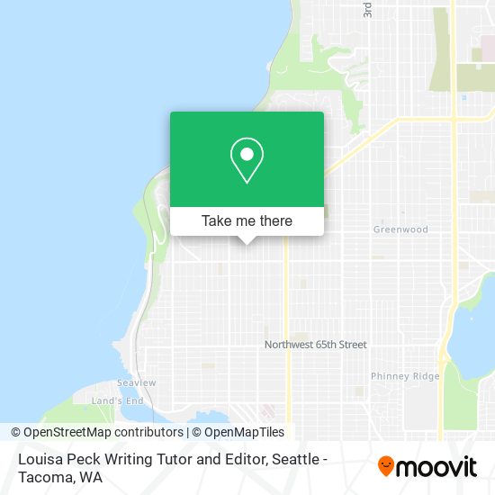 Louisa Peck Writing Tutor and Editor map