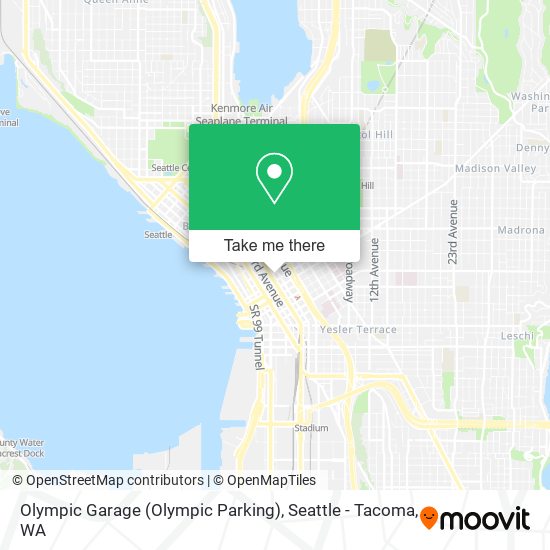 Mapa de Olympic Garage (Olympic Parking)