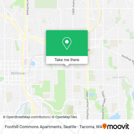 Mapa de Foothill Commons Apartments