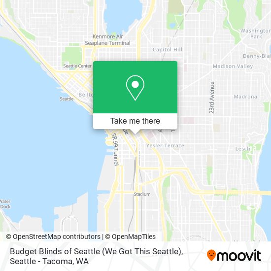 Mapa de Budget Blinds of Seattle (We Got This Seattle)