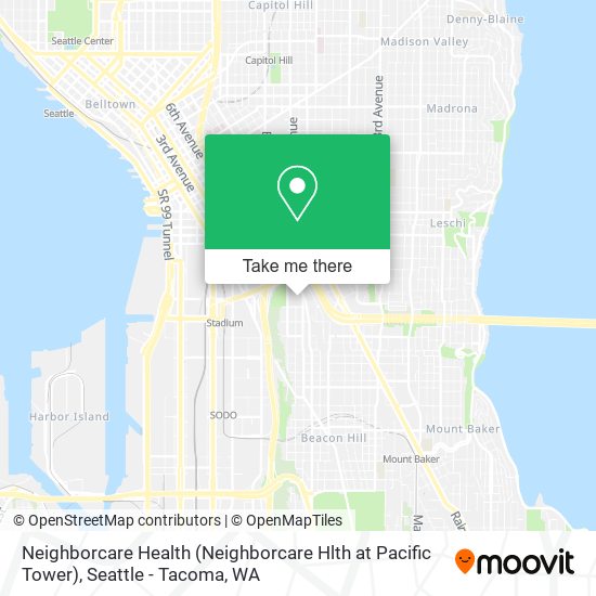 Mapa de Neighborcare Health (Neighborcare Hlth at Pacific Tower)