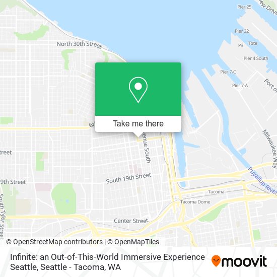 Infinite: an Out-of-This-World Immersive Experience Seattle map