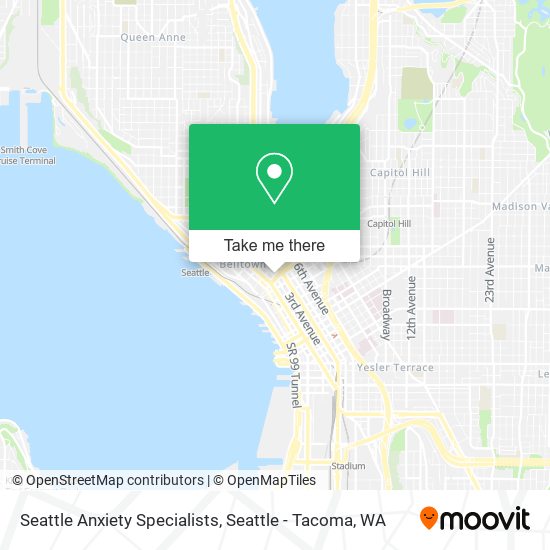 Mapa de Seattle Anxiety Specialists
