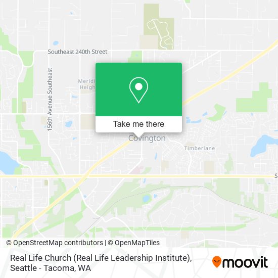 Mapa de Real Life Church (Real Life Leadership Institute)