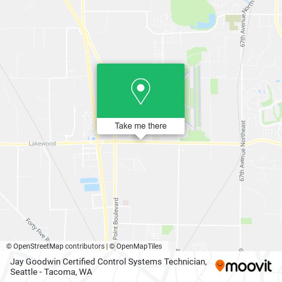 Mapa de Jay Goodwin Certified Control Systems Technician