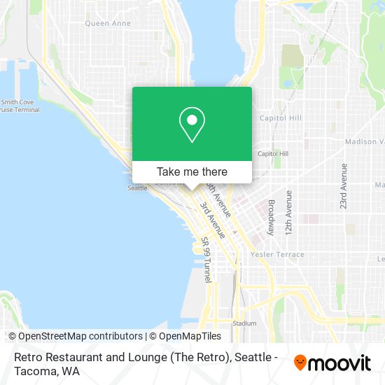 Retro Restaurant and Lounge (The Retro) map