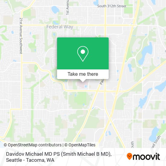 Davidov Michael MD PS (Smith Michael B MD) map