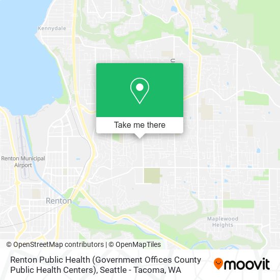 Renton Public Health (Government Offices County Public Health Centers) map