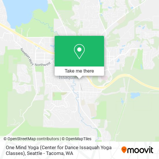 One Mind Yoga (Center for Dance Issaquah Yoga Classes) map