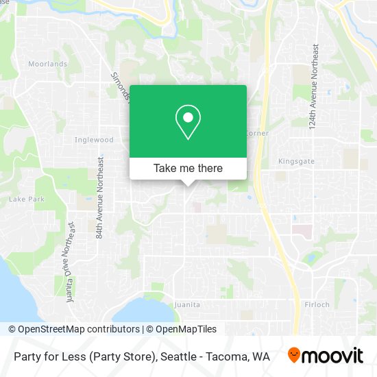 Mapa de Party for Less (Party Store)