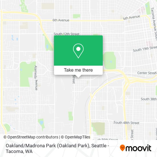 Mapa de Oakland / Madrona Park (Oakland Park)