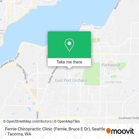 Fernie Chiropractic Clinic (Fernie, Bruce E Dr) map