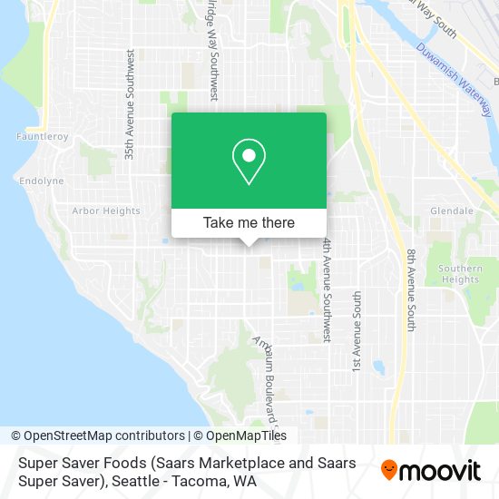 Super Saver Foods (Saars Marketplace and Saars Super Saver) map