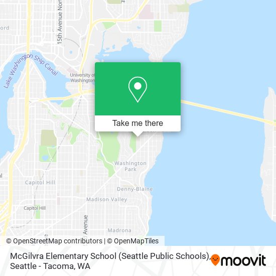 McGilvra Elementary School (Seattle Public Schools) map