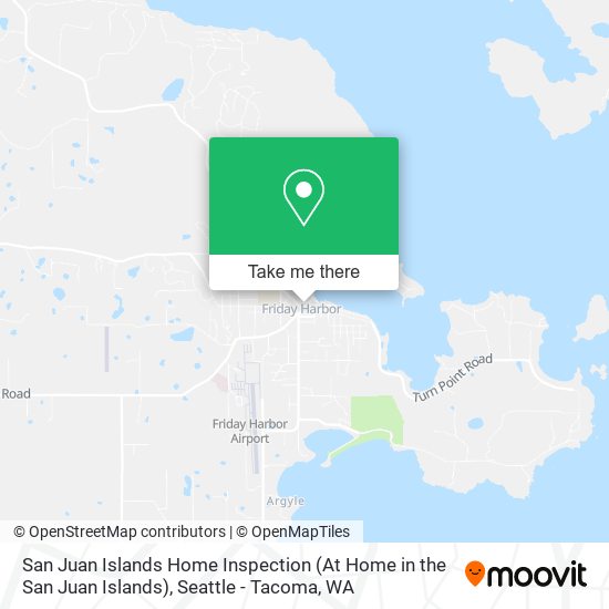 San Juan Islands Home Inspection (At Home in the San Juan Islands) map