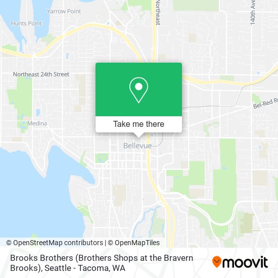 Mapa de Brooks Brothers (Brothers Shops at the Bravern Brooks)