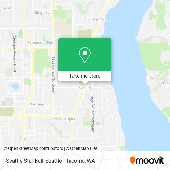 Mapa de Seattle Star Ball
