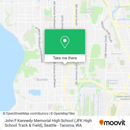 John F Kennedy Memorial High School (JFK High School Track & Field) map