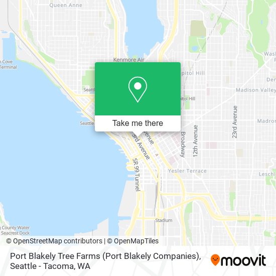 Port Blakely Tree Farms (Port Blakely Companies) map