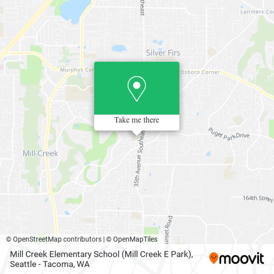 Mill Creek Elementary School (Mill Creek E Park) map