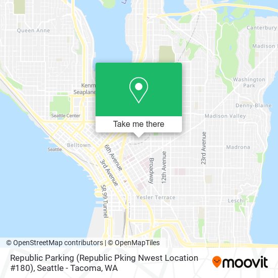 Mapa de Republic Parking (Republic Pking Nwest Location #180)